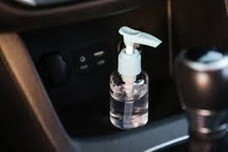 نگهداری مواد ضدعفونی کننده حاوی الکل در خودرو خطرناک است