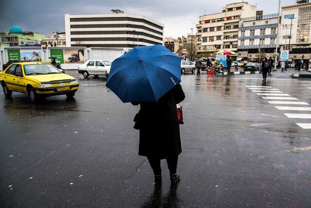 بارش برف و باران و کاهش دما در بیشتر استان‌ها/ وزش باد شدید در آب‌های شمال کشور