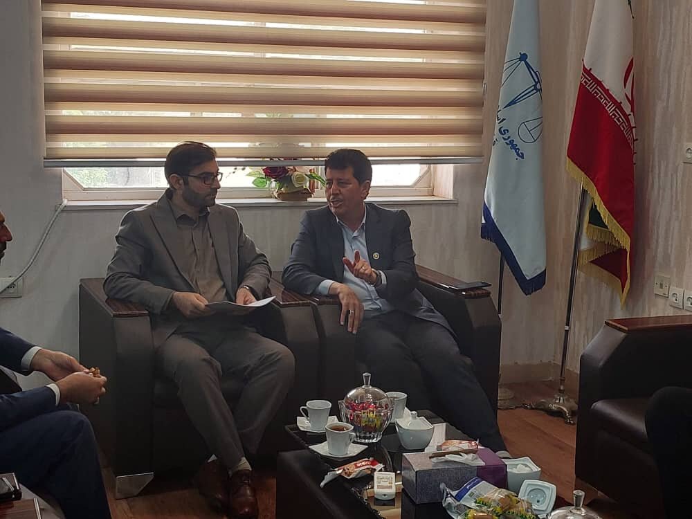بهداشت رییس مرکز بهداشت خوزستان با رئیس دادگستری شهرستان شوش دیدار کرد